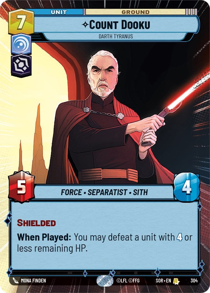Image for Count Dooku - Darth Tyranus (Hyperspace) [Spark of Rebellion]