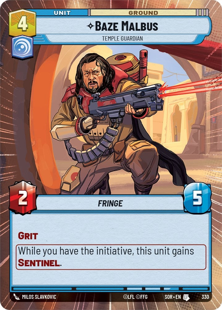 Image for Baze Malbus - Temple Guardian (Hyperspace) [Spark of Rebellion]