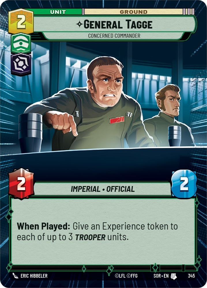 Image for General Tagge - Concerned Commander (Hyperspace) [Spark of Rebellion]