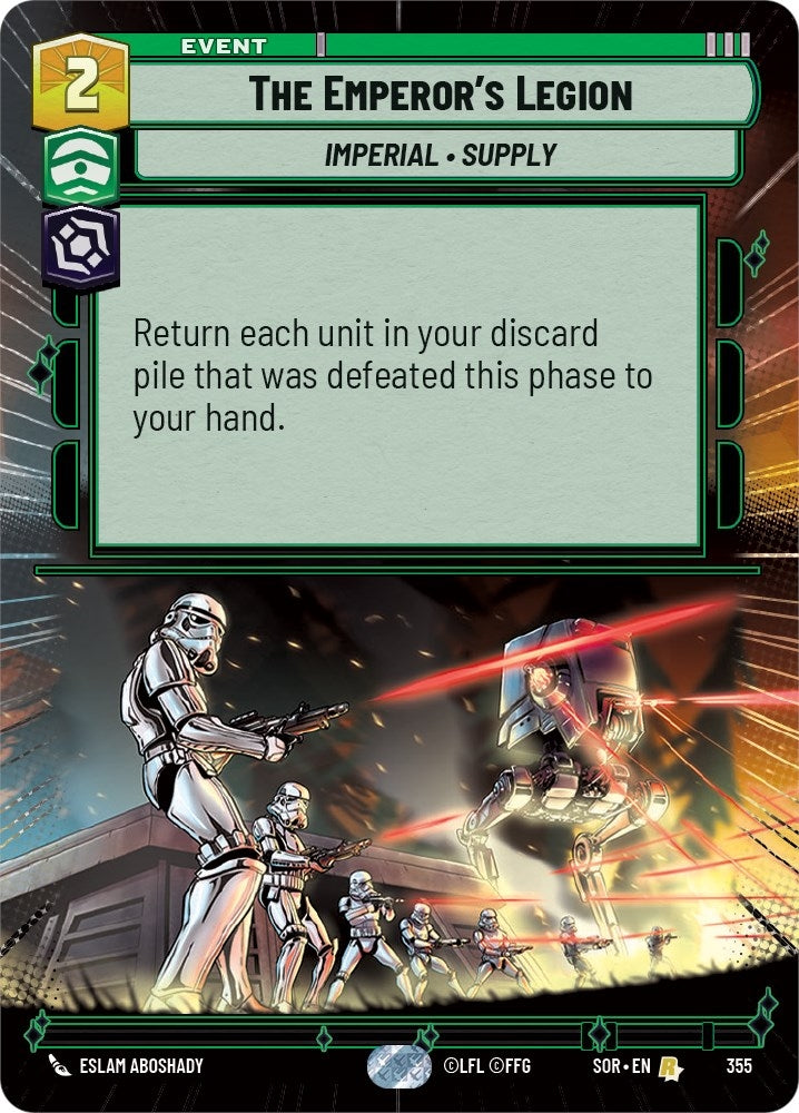 Image for The Emperor's Legion (Hyperspace) [Spark of Rebellion]