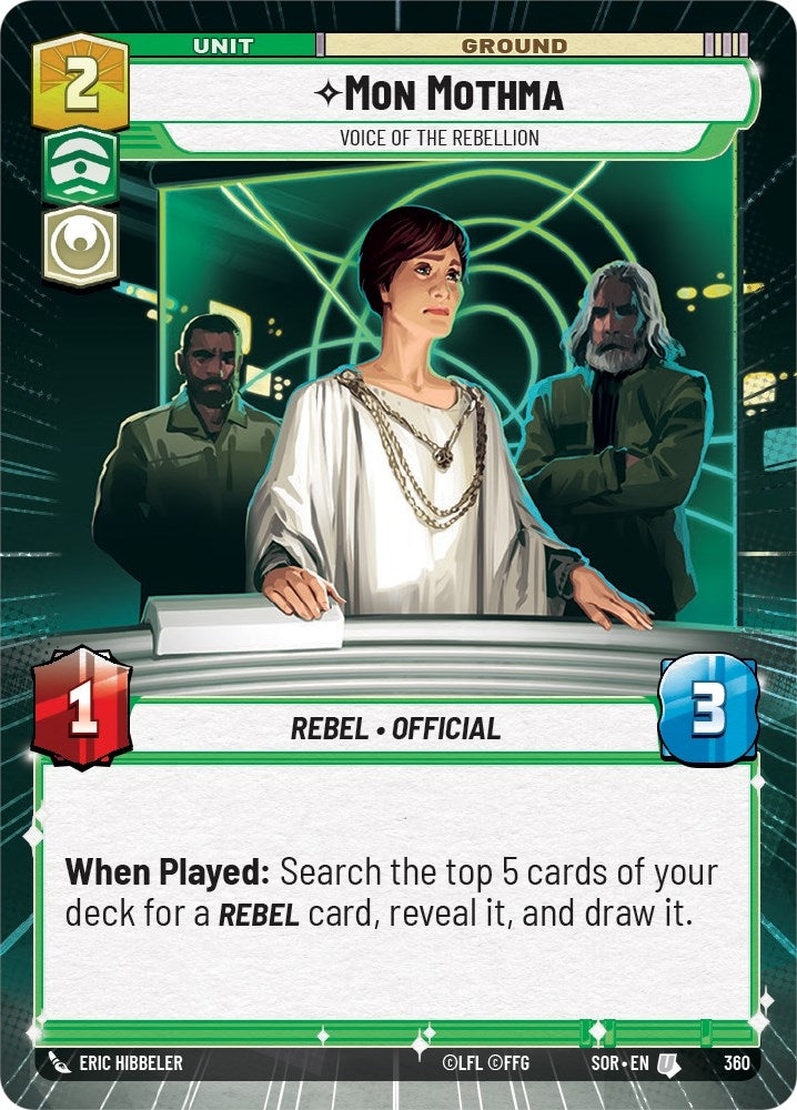 Image for Mon Mothma - Voice of the Rebellion (Hyperspace) [Spark of Rebellion]