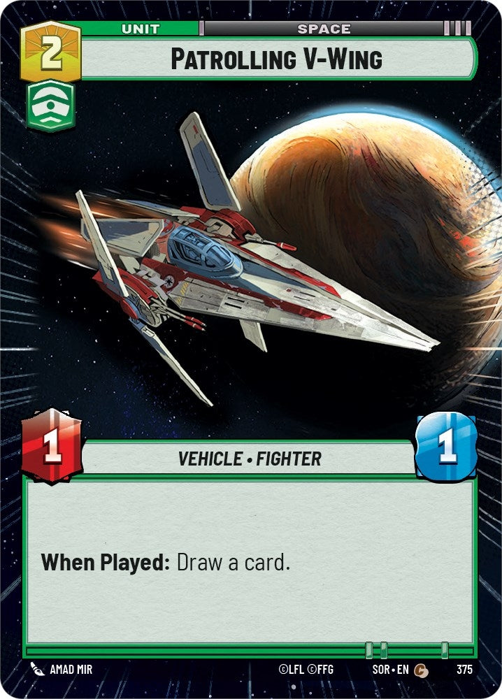 Image for Patrolling V-Wing (Hyperspace) [Spark of Rebellion]