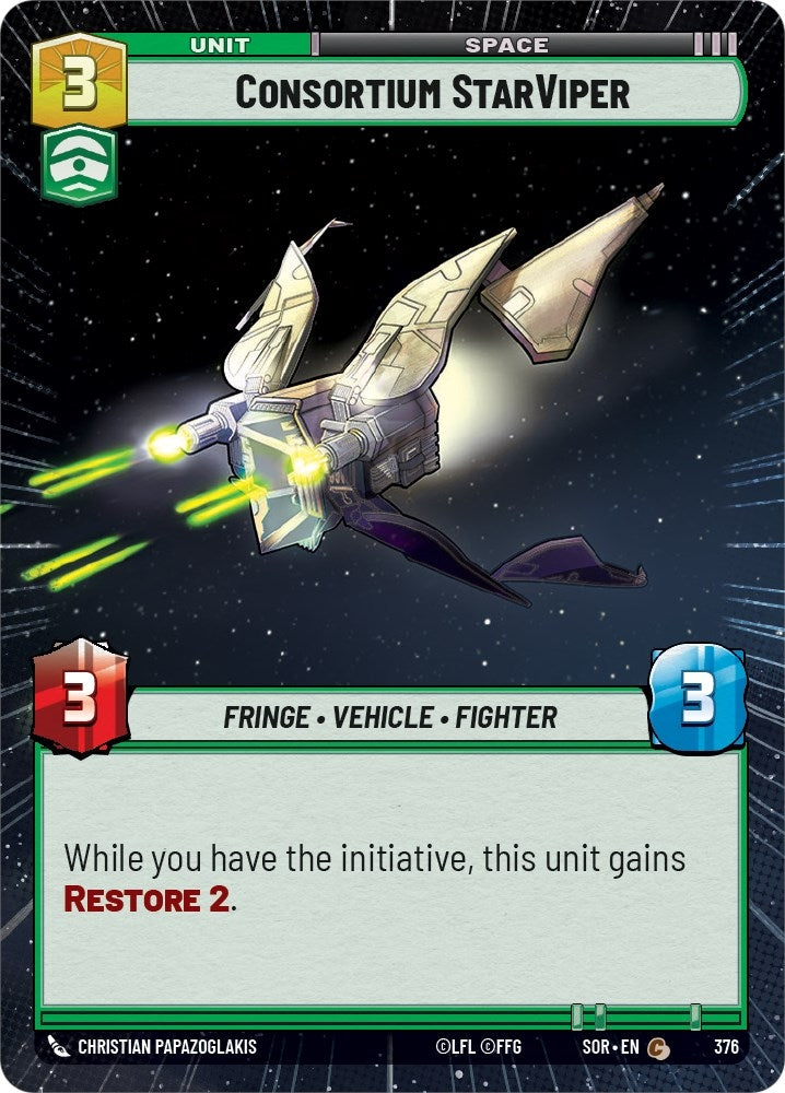 Image for Consortium StarViper (Hyperspace) [Spark of Rebellion]