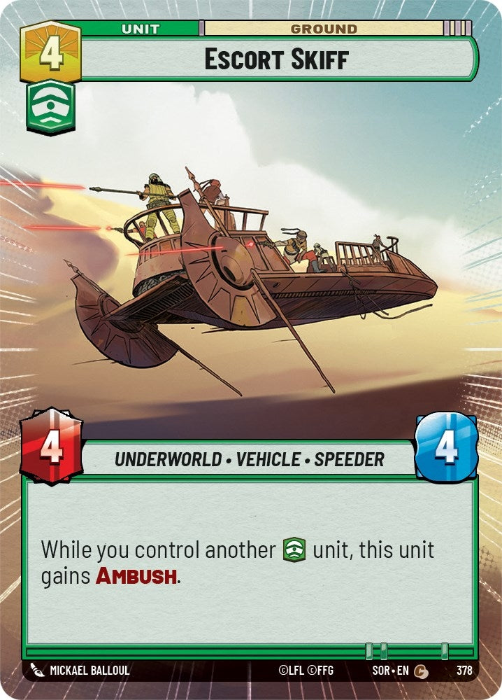 Image for Escort Skiff (Hyperspace) [Spark of Rebellion]