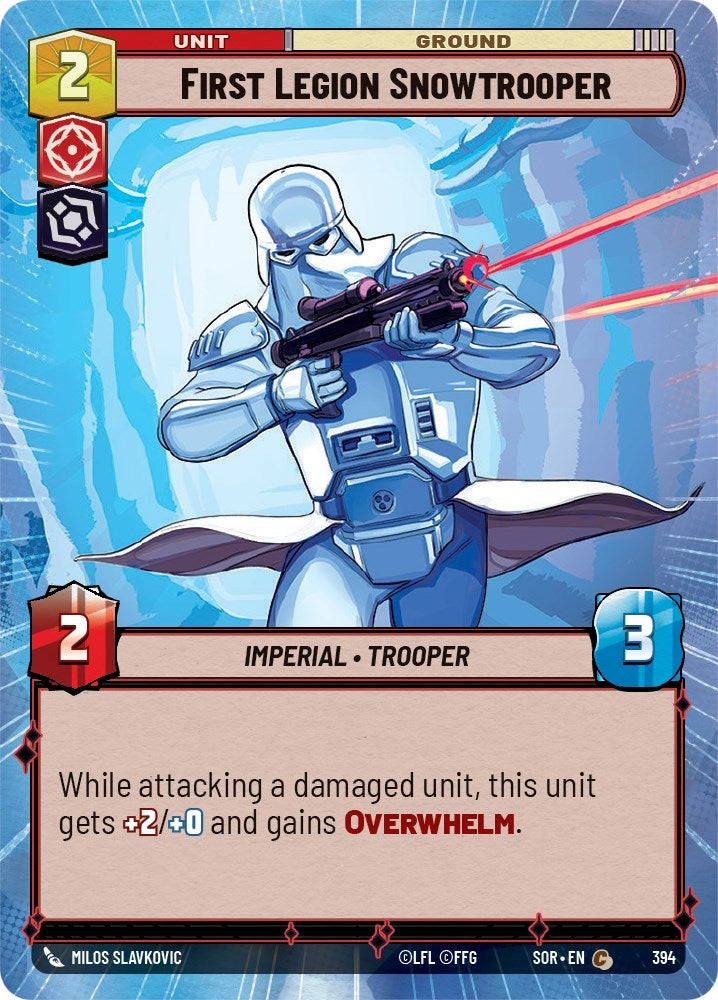 Image for First Legion Snowtrooper (Hyperspace) [Spark of Rebellion]