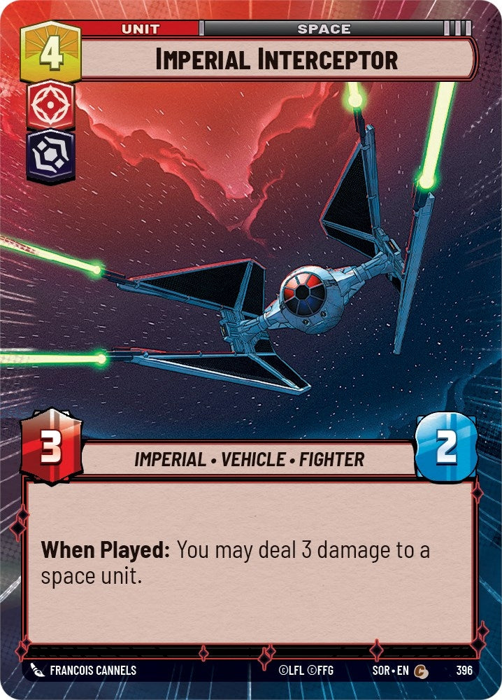 Image for Imperial Interceptor (Hyperspace) [Spark of Rebellion]