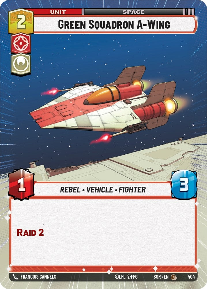 Image for Green Squadron A-Wing (Hyperspace) [Spark of Rebellion]