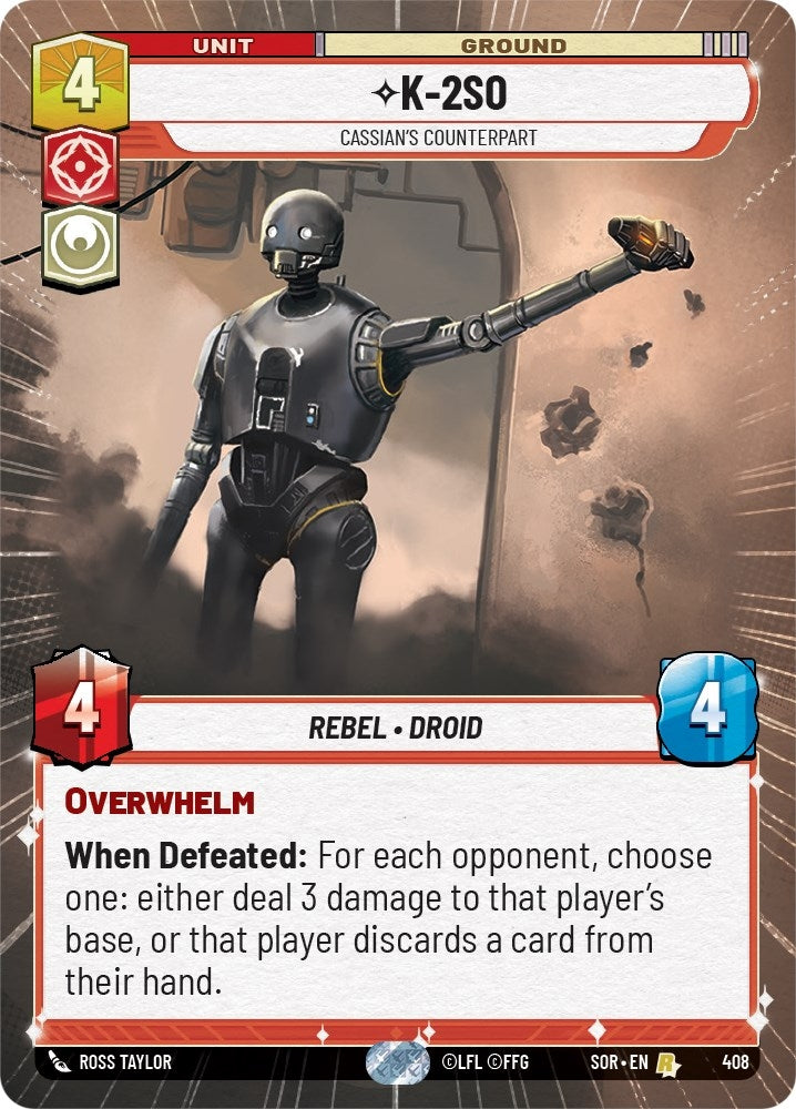 Image for K-2SO - Cassian's Counterpart (Hyperspace) [Spark of Rebellion]
