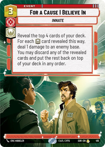 Image for For A Cause I Believe In (Hyperspace) [Spark of Rebellion]