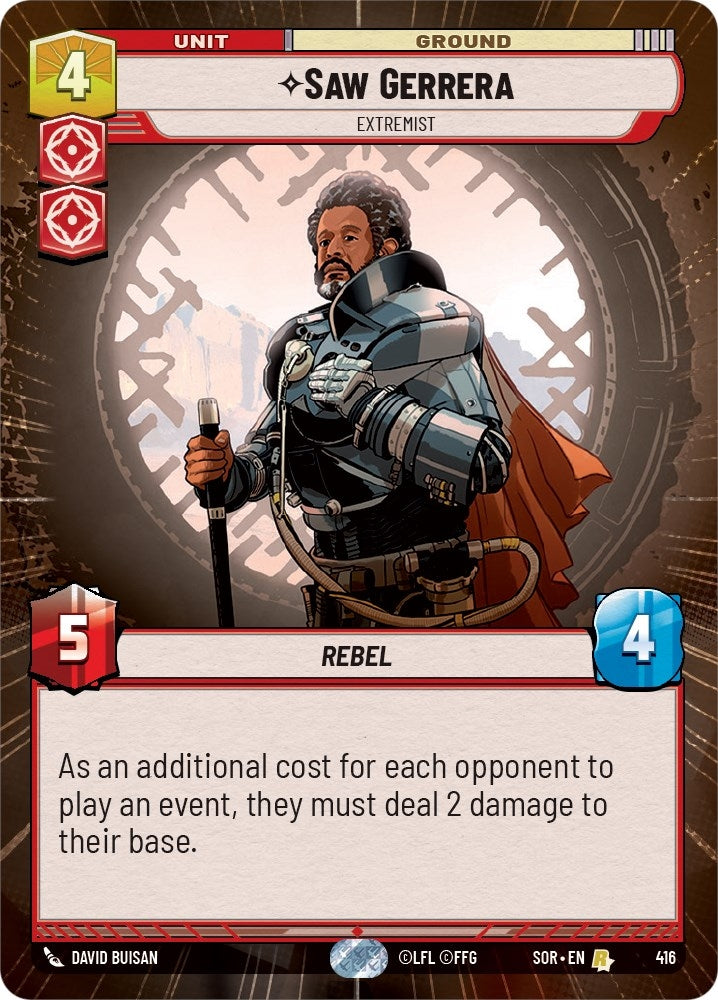 Image for Saw Gerrera - Extremist (Hyperspace) [Spark of Rebellion]