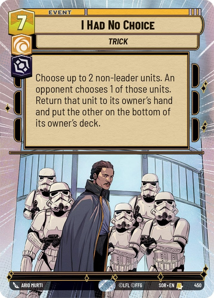 Image for I Had No Choice (Hyperspace) [Spark of Rebellion]
