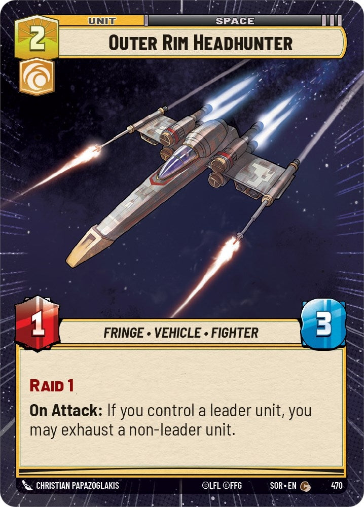Image for Outer Rim Headhunter (Hyperspace) [Spark of Rebellion]