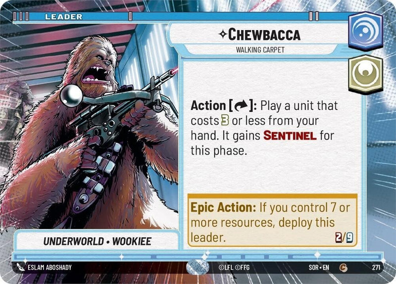 Image for Chewbacca - Walking Carpet (Hyperspace) [Spark of Rebellion]