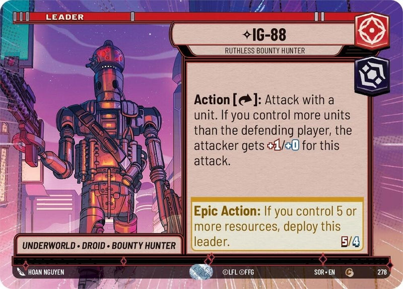 Image for IG-88 - Ruthless Bounty Hunter (Hyperspace) [Spark of Rebellion]