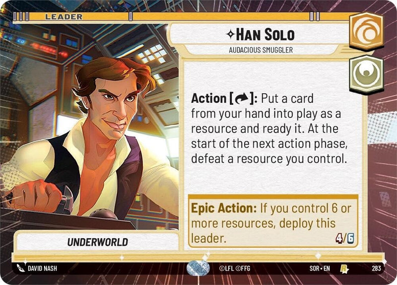 Image for Han Solo - Audacious Smuggler (Hyperspace) [Spark of Rebellion]