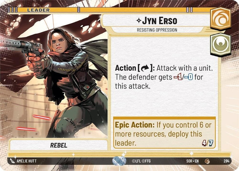 Image for Jyn Erso - Resisting Oppression (Hyperspace) [Spark of Rebellion]