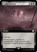Lethal Scheme Extended Art Surge Foil (992) [PIP]