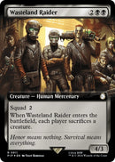 Wasteland Raider Extended Art Surge Foil (911) [PIP]