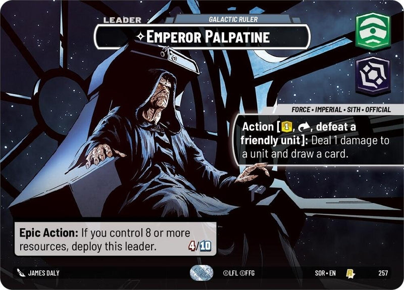 Image for Emperor Palpatine - Galactic Ruler (Showcase) [Spark of Rebellion]