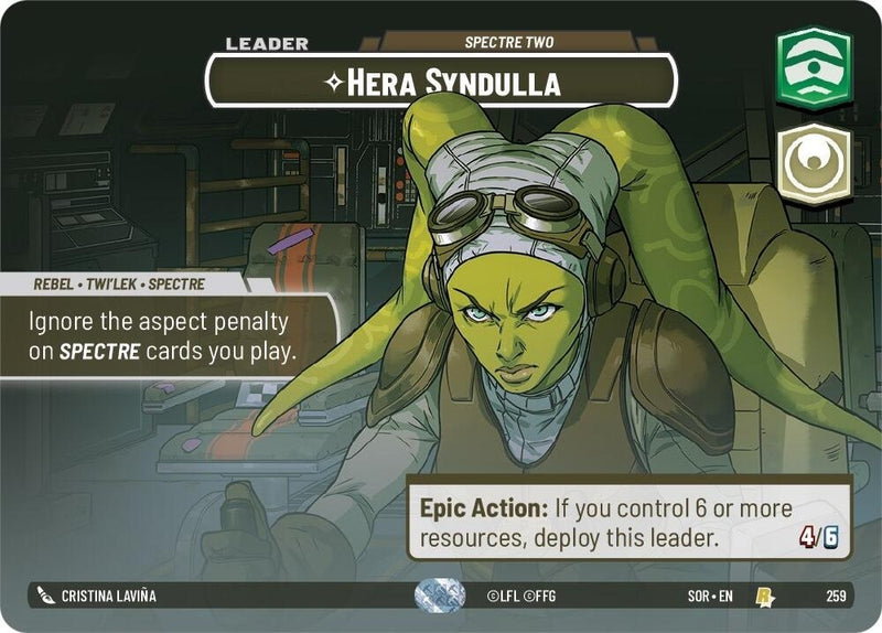Image for Hera Syndulla - Spectre Two (Showcase) [Spark of Rebellion]