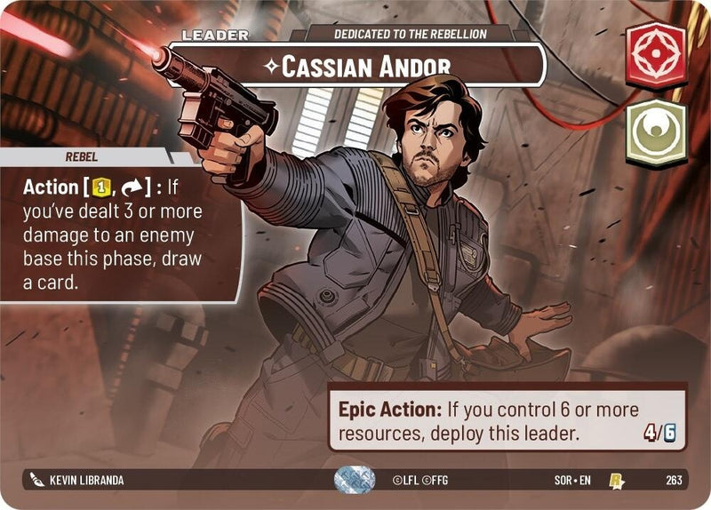 Image for Cassian Andor - Dedicated to the Rebellion (Showcase) [Spark of Rebellion]