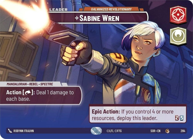 Image for Sabine Wren - Galvanized Revolutionary (Showcase) [Spark of Rebellion]