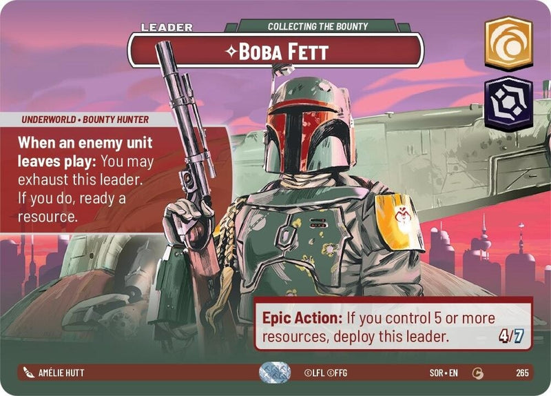 Image for Boba Fett - Collecting the Bounty (Showcase) [Spark of Rebellion]