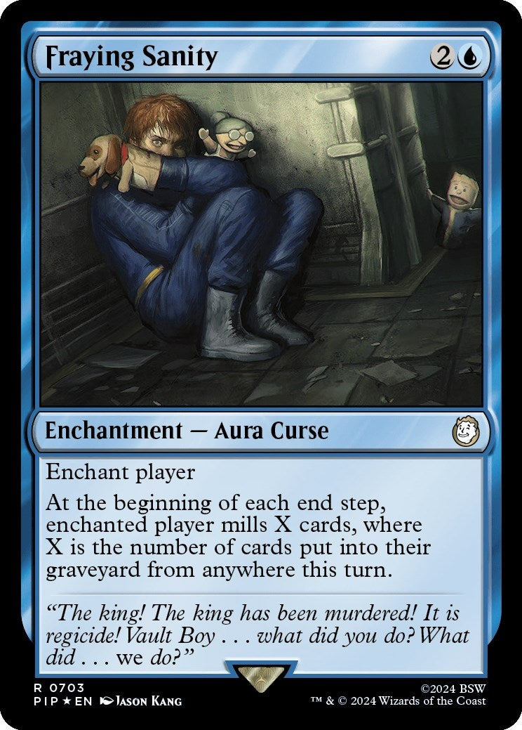 Fraying Sanity Surge Foil (703) [PIP]