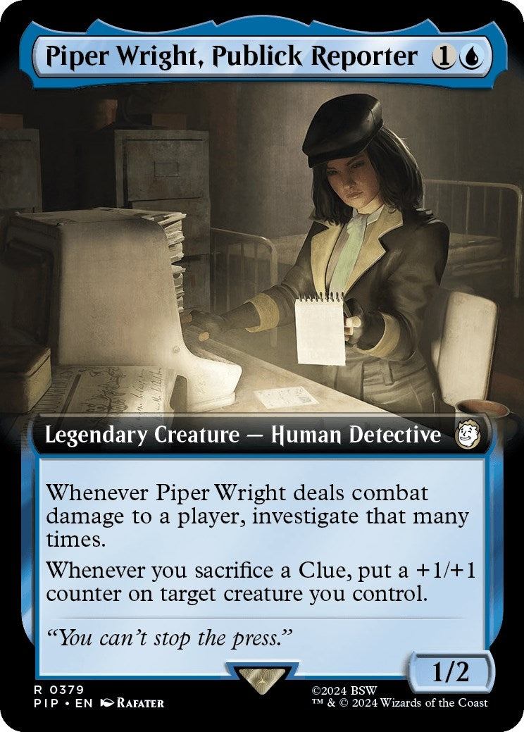 Piper Wright Publick Reporter Extended Art (379) [PIP]