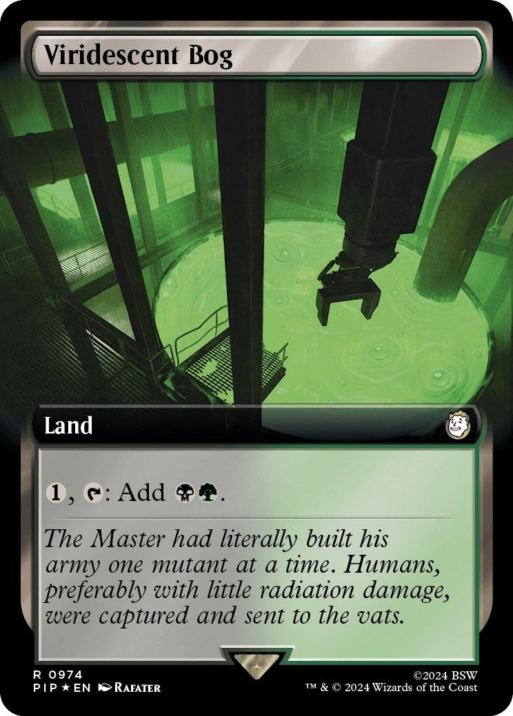 Viridescent Bog Extended Art Surge Foil (974) [PIP]