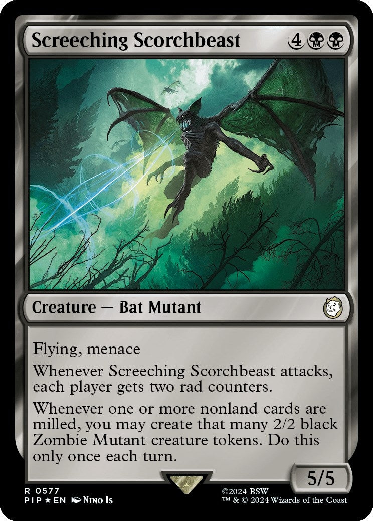 Screeching Scorchbeast Surge Foil (577) [PIP]