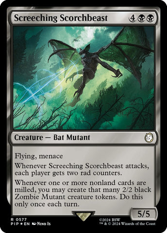 Screeching Scorchbeast Surge Foil (577) [PIP]
