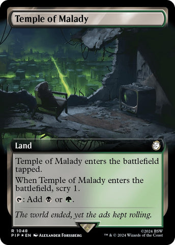 Temple of Malady Extended Art Surge Foil (1048) [PIP]