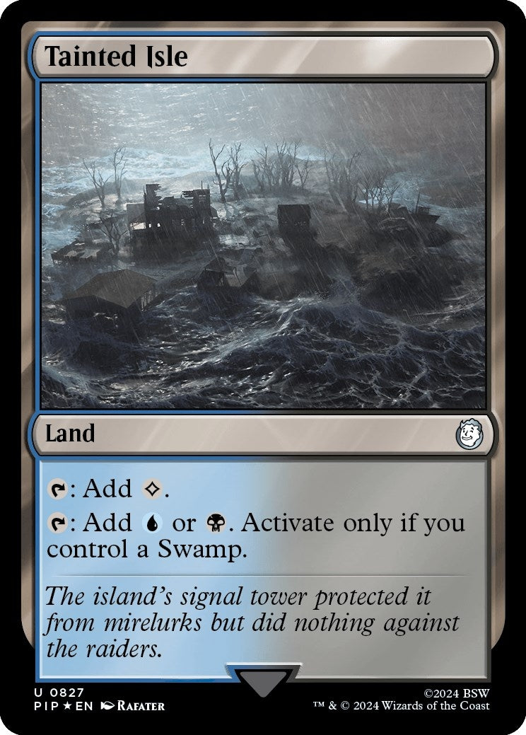 Tainted Isle Surge Foil (827) [PIP]