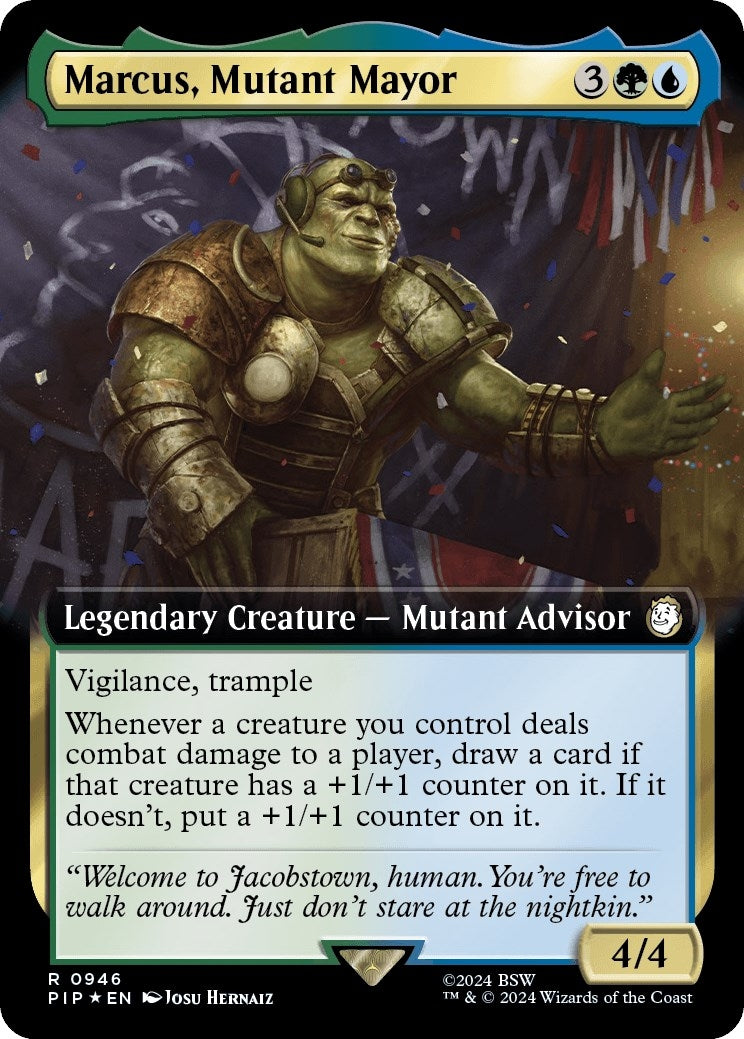 Marcus Mutant Mayor Extended Art Surge Foil (946) [PIP]