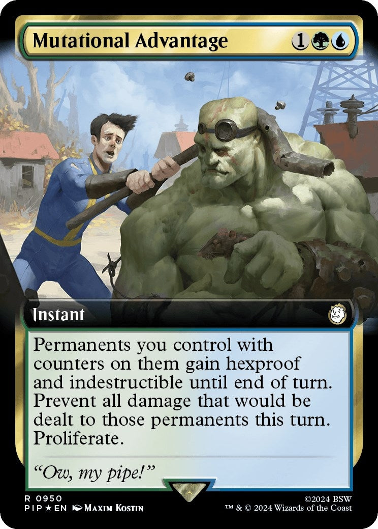 Mutational Advantage Extended Art Surge Foil (950) [PIP]