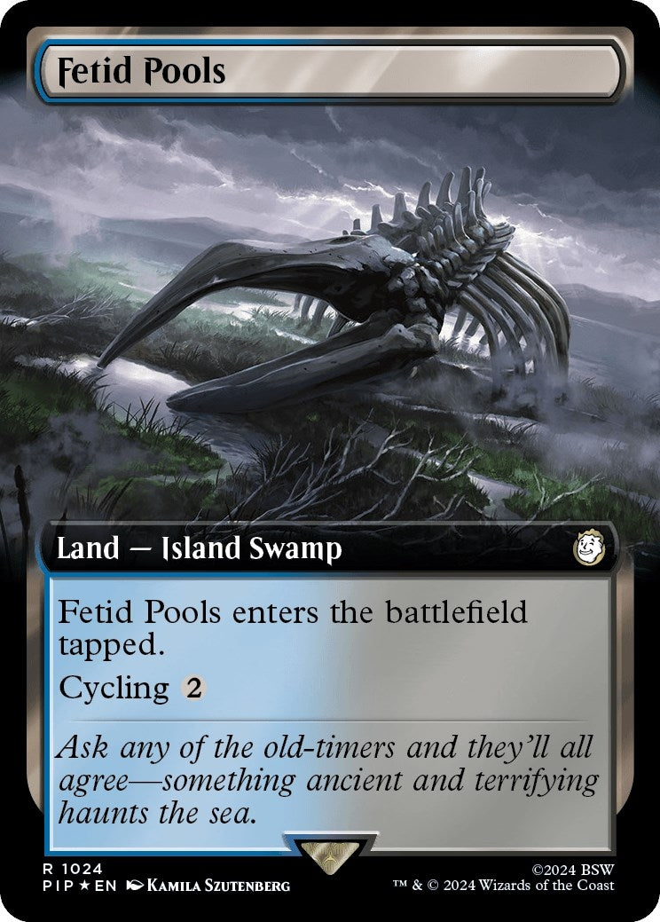Fetid Pools Extended Art Surge Foil (1024) [PIP]