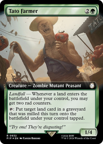 Tato Farmer Extended Art Surge Foil (932) [PIP]