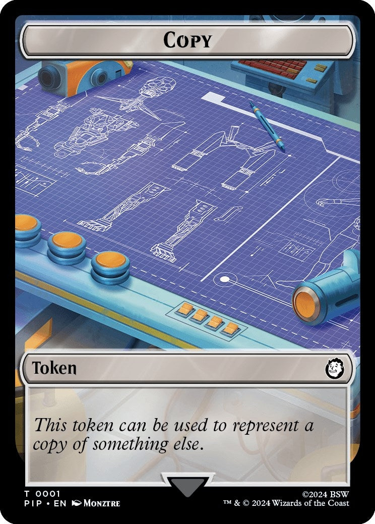 Copy Treasure 0019 Double Sided Token (1 // 19) [PIP]