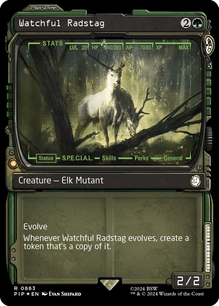 Watchful Radstag Showcase Surge Foil (863) [PIP]