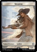 Soldier 0004 Treasure 0019 Double Sided Token (4 // 19) [PIP]