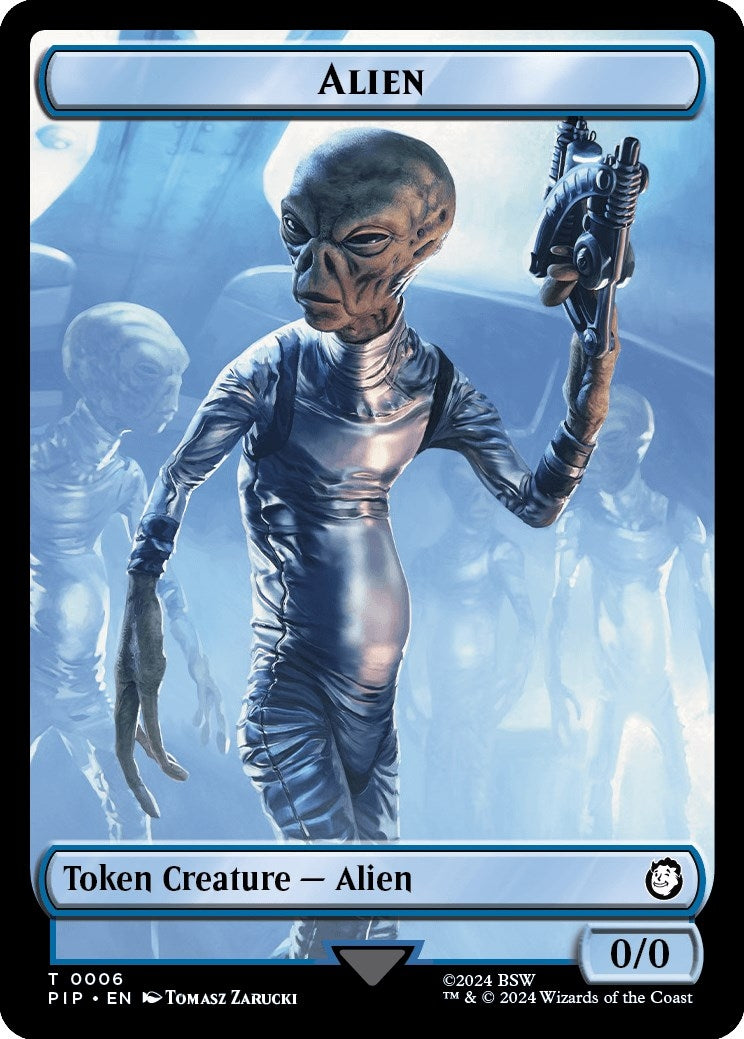 Alien Clue Double Sided Token (6 // 11) [PIP]