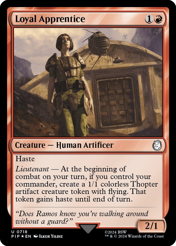 Loyal Apprentice Surge Foil (718) [PIP]