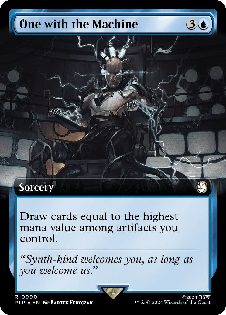 One with the Machine Extended Art Surge Foil (990) [PIP]