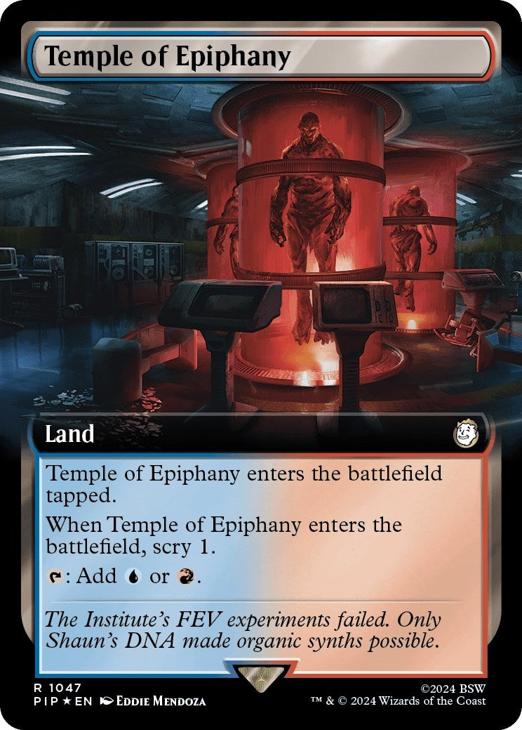Temple of Epiphany Extended Art Surge Foil (1047) [PIP]