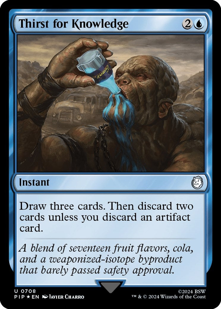 Thirst for Knowledge Surge Foil (708) [PIP]