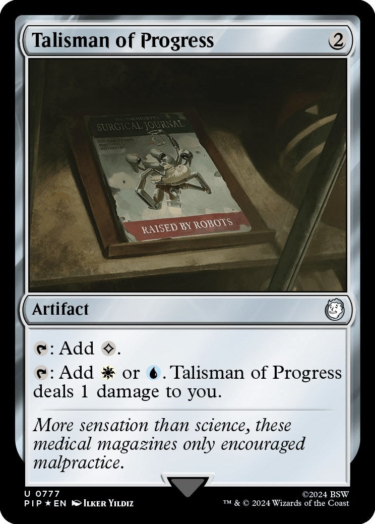 Talisman of Progress Surge Foil (777) [PIP]