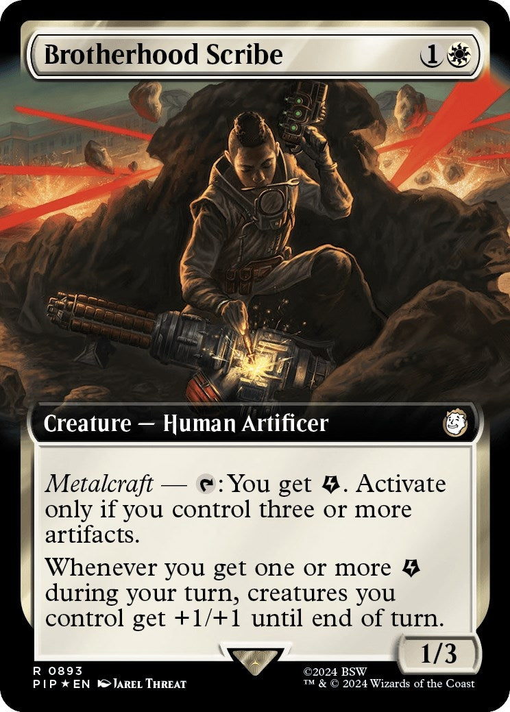 Brotherhood Scribe Extended Art Surge Foil (893) [PIP]