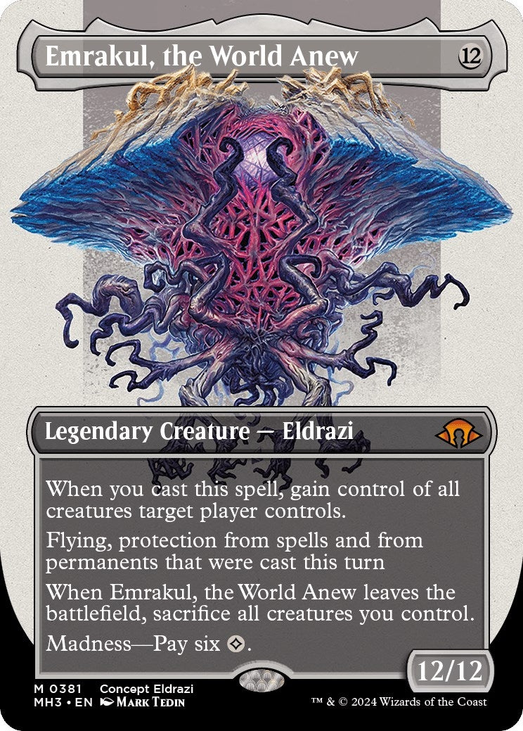 Emrakul the World Anew Borderless (381) [MH3]