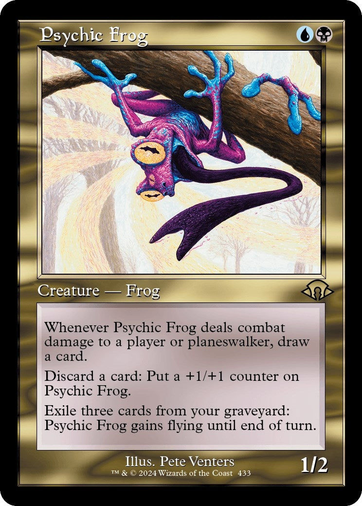 Psychic Frog Retro Frame (433) [MH3]